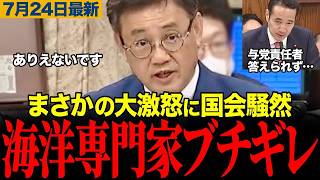 【専門家ブチギレ】まさかの大激怒に国会騒然！南海トラフ想定外…天皇陛下は後回し…温情な海洋専門家もさすがにブチギレ　#山田吉彦 #国民民主党 #副首都法案