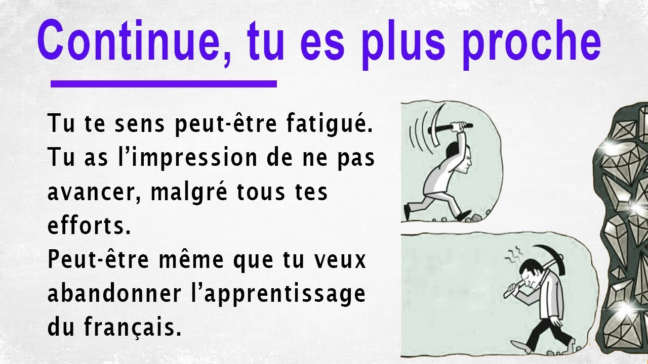 Never Give Up | Learn French with Simple Story for Beginners (A1-A2)