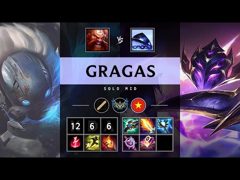 Gragas Mid vs Xerath - VN Challenger Patch 25.17