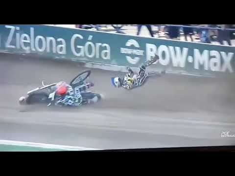 Hampel crash, Falubaz Zielona Góra - Motor Lublin 2024