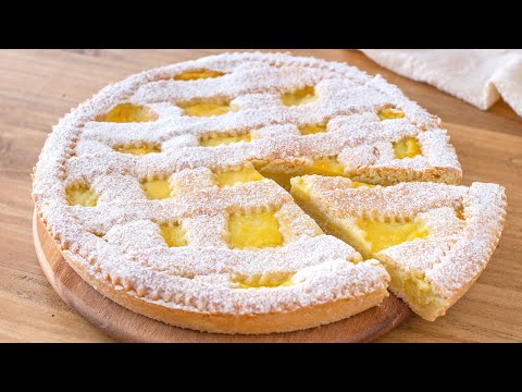 CROSTATA al LIMONE 🍋 con crema pasticcera deliziosa