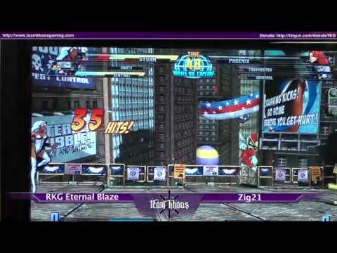 Epic Khaos March MvC3 Singles - Zig21 vs RKG EternalBlaze (SWITCH SIDES IN VID)