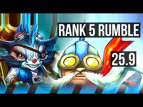 RUMBLE vs CORKI (MID) | 10/1/13, Rank 5 Rumble, Legendary | EUNE Master | 25.9