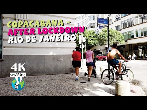 【4K】COPACABANA - AFTER LOCKDOWN - RIO DE JANEIRO