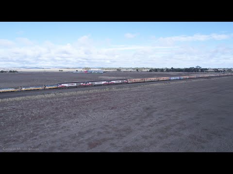 1PM9 SCT Mixed Freight & Steel Train (4/5/2022) - PoathTV Australian Railways