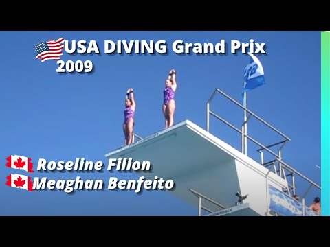 2009 Roseline Filion & Meaghan Benfeito - Womens 10 Meter USA Diving Grand Prix
