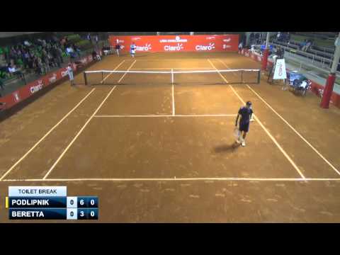 Hans Podlipnik-Castillo vs Duilio Beretta - 1st - Challenger de Lima 2014