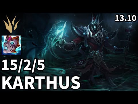 Karthus Jungle vs Wukong - KR Master | Patch 13.10