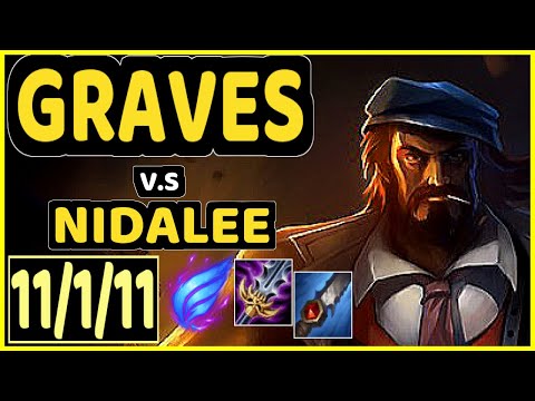 ZUAO (GRAVES) vs NIDALEE - 11/1/11 KDA JUNGLE CHALLENGER GAMEPLAY - BR