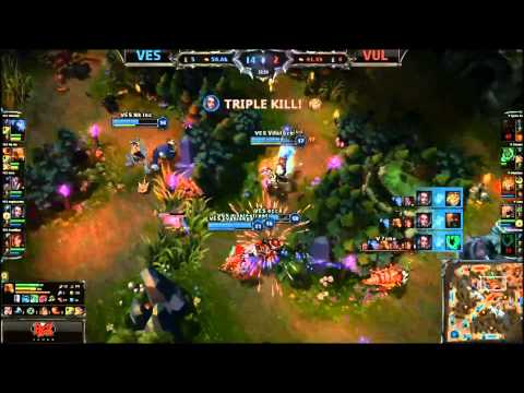 NA LCS W6 - VES vs VUL - Maplestreet  2nd Quadra Kill