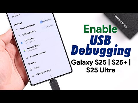Enable USB Debugging on Samsung Galaxy S25 Ultra To Use USB Flash Drive!