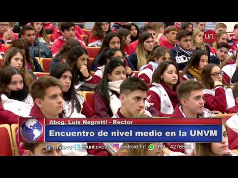 Encuentro de nivel medio en la UNVM