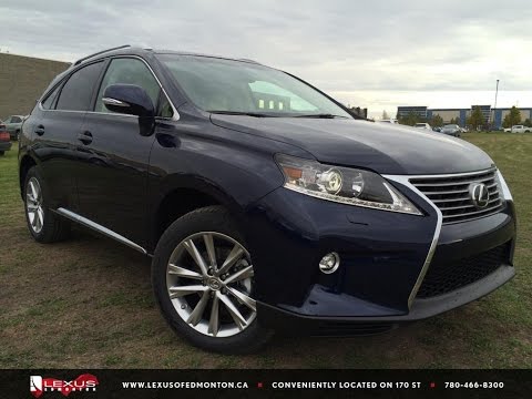 New Deepsea Blue 2015 Lexus RX 350 AWD Sportdesign Edition Review Downtown Edmonton