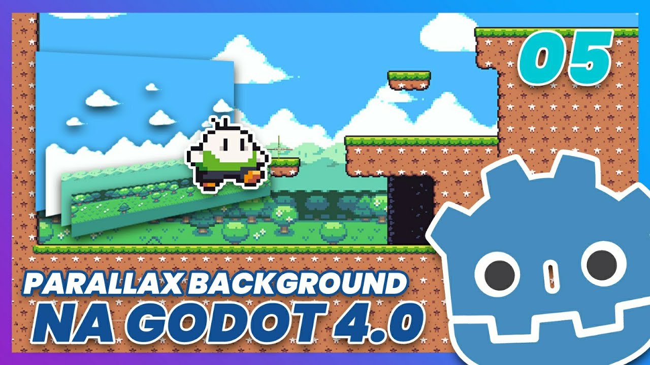 Ep05 - Parallax Layers na GODOT 4.0 - Criando um Jogo de Plataforma 2D