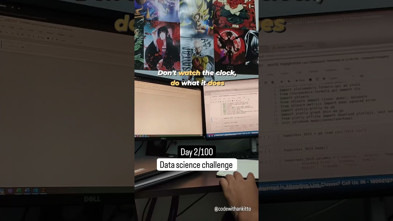 Day 2/100 of My Data Science Learning Journey #datascience #100dayschallenge #100daysoflearning