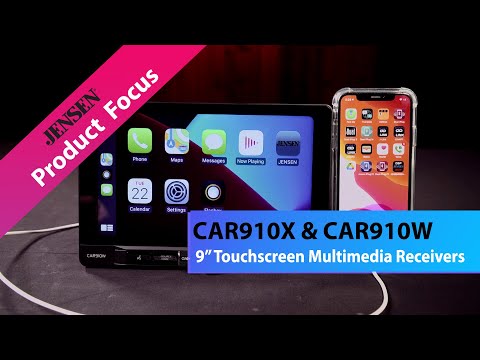 Jensen CAR910X & CAR910W Multimedia Receivers | Product Demos & Highlights