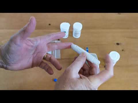Easy life GCU Meter part 3 How to do a cholesterol test.