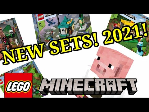 LEGO MINECRAFT 2021 SUMMER SETS! | Pig Forday