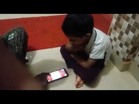 Fouzaan playing mobile Carom😍😍😍 winning shot at the end