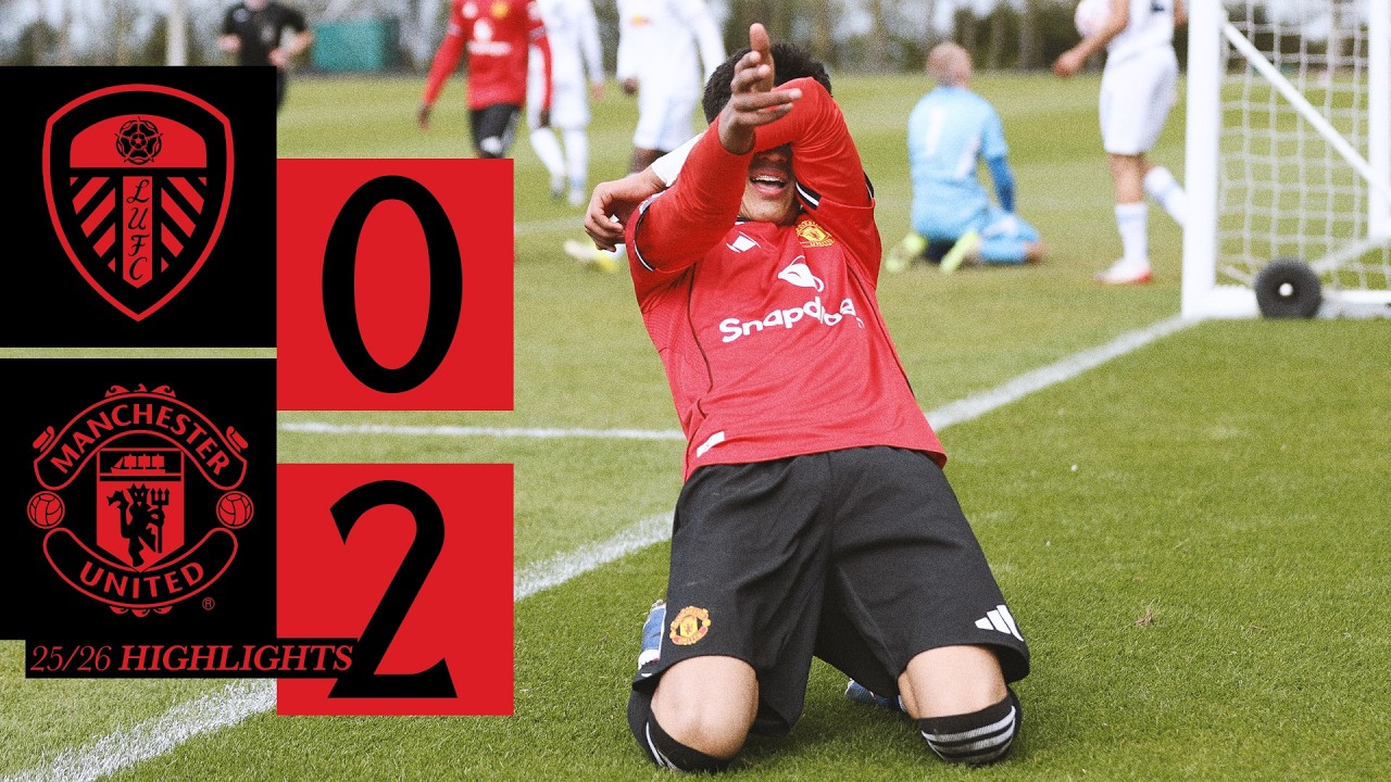 THIRTEEN Wins In A Row 😮‍💨 | Leeds U18s v Man Utd U18s | Academy Highlights