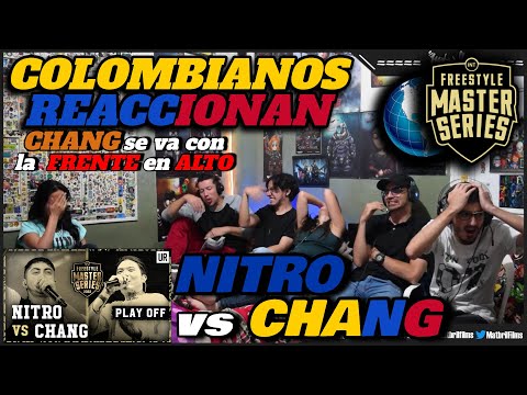 🔴COLOMBIANOS REACCIONAN a NITRO vs CHANG - CHANG FUERA de la INTER [FMS INTERNACIONAL PLAY OFF 2023]