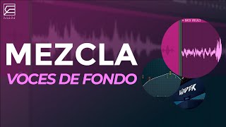 MEZCLA DE VOCES DE FONDO en FL STUDIO