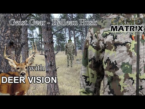 Geist Gear Belleau Husk in Human and Deer Vision on 14 Backgrounds