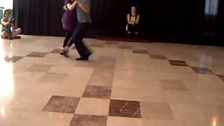 Mallorca Tango Festival 2009. Rubén y Sabrina. Clase de saltos