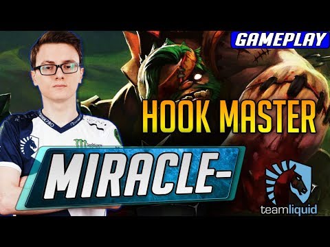 Liquid.Miracle- The HOOK Master | Dota 2 Pudge Gameplay by Miracle-