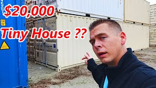 20ft Shipping Container Tiny House Under $20,000 - Mortgage FREE Tiny Homes