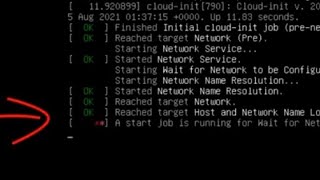 how to fix a start job is running for wait for network to be configured