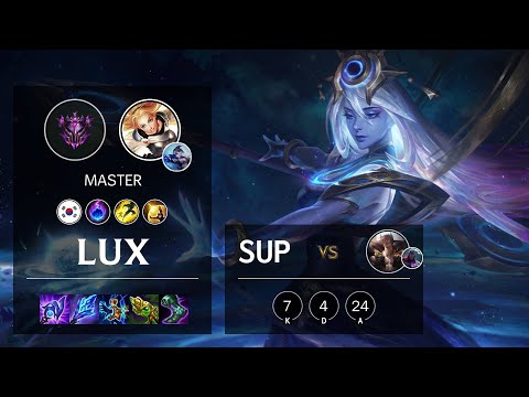 Lux Support vs Sett - KR Master Patch 11.15