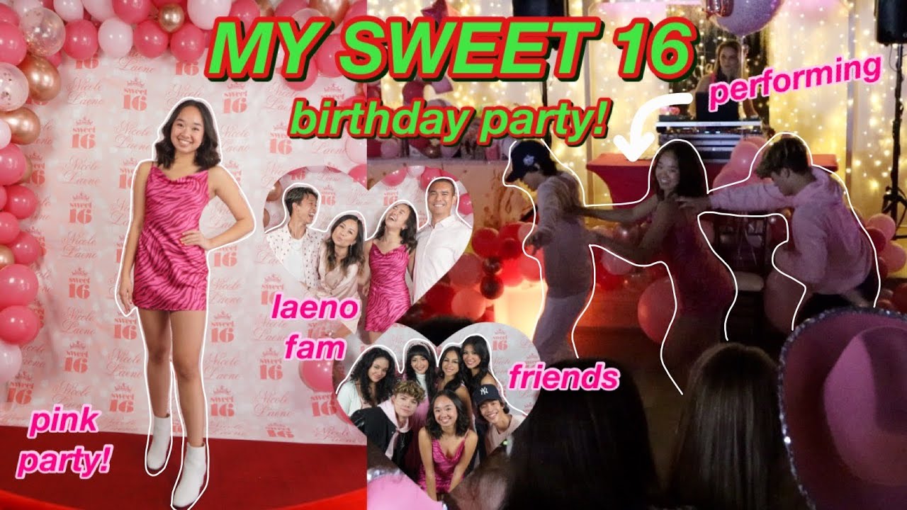 MY SWEET 16 BIRTHDAY PARTY 🎉 Vlogmas Day 12!