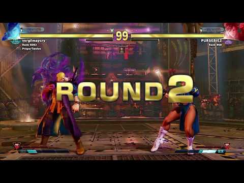 STREET FIGHTER V : vergilmaycry (PR12) Ed vs Chun-Li