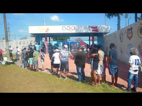 Entrada do estádio Suzanão no jogo do acesso "USAC x Grêmio Prudente"