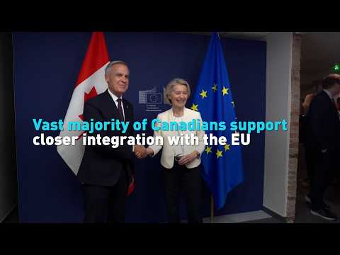 Vast majority of Canadians support closer integration with the EU