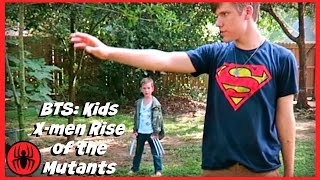 Behind the Scenes: New Kids X-men Rise of the Mutants superhero real live movie SuperHero Kids BTS 7
