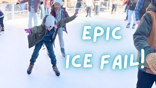 Hilarious Ice Skating Fail!