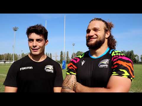 Nicolò Casilio e Federico Mori rivivono le emozioni del loro esordio ufficiale con le Zebre