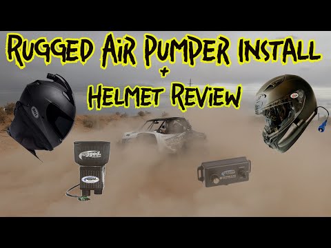 Rugged Air Pumper and Helmets Install & Review