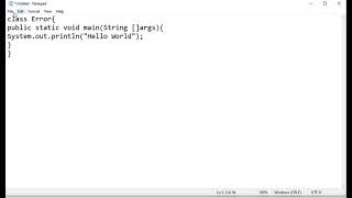 Could not find or load main class"とはどういう意味ですか?