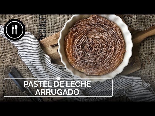 Pastel de leche arrugado, receta tradicional griega