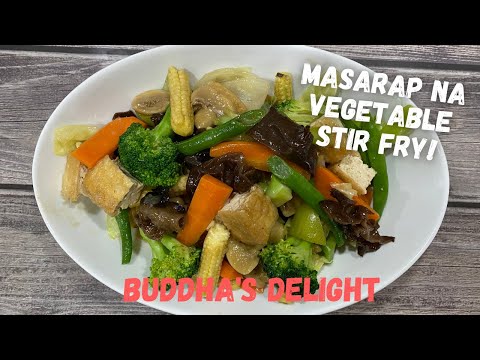 Buddhas Delight Vegetable Stir Fry (Paano magluto ng Buddhas delight)