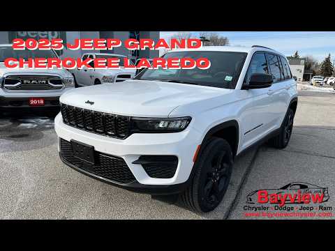 2025 Jeep Grand Cherokee in White for sale at Bayview Chrysler Dodge Jeep Ram in Sarnia, ON