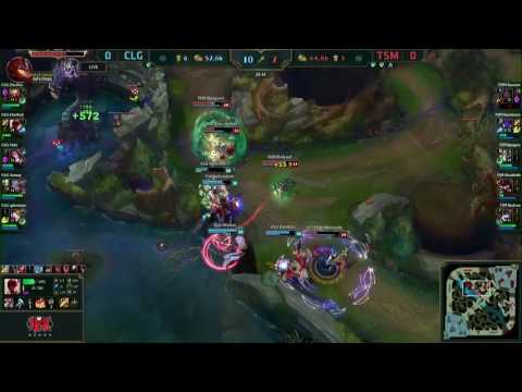 Huhi solo kills Hauntzer and after a teamfight near baron, TSM gets aced