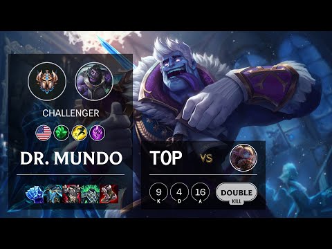 Dr. Mundo Top vs Poppy - NA Challenger Patch 11.23