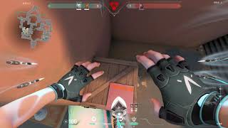 【VALORANT】2v5クラッチACE！※ゴールド帯です笑