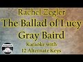 Rachel Zegler - The Ballad of Lucy Gray Baird Karaoke Instrumental Lower Higher Male & Original Key