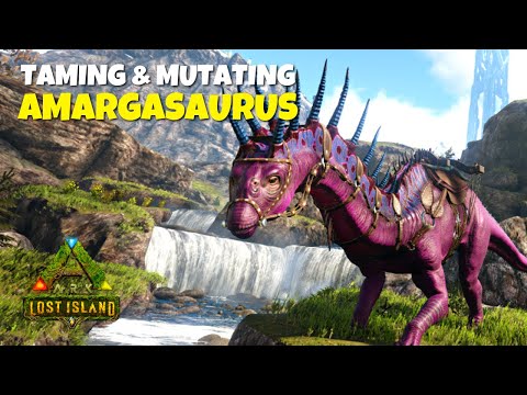 Taming Amargasaurus the 'Easy' Way & Mutation Breeding Ep. 21 | Ark Lost Island