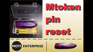MTOKEN PIN RESET | MTOKEN PASSWORD RECOVER OR FORGOT | Longmai mToken pin forgot | Mtoken unblock